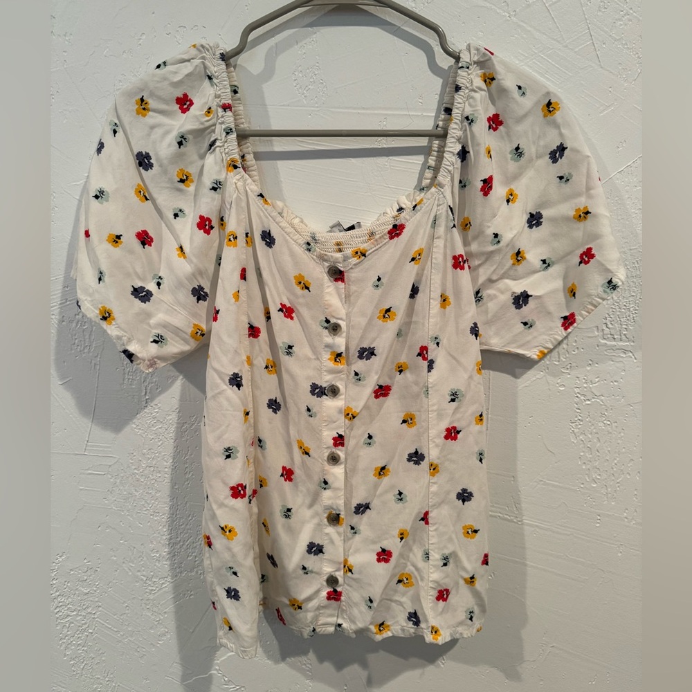 Madewell Floral Blouse